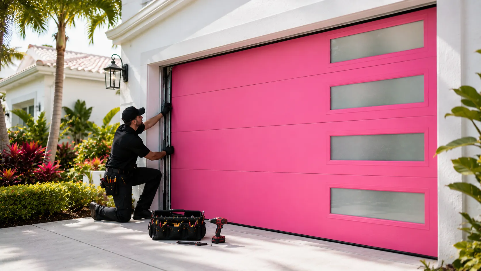 Tell us what’s wrong - Matthews garage door service