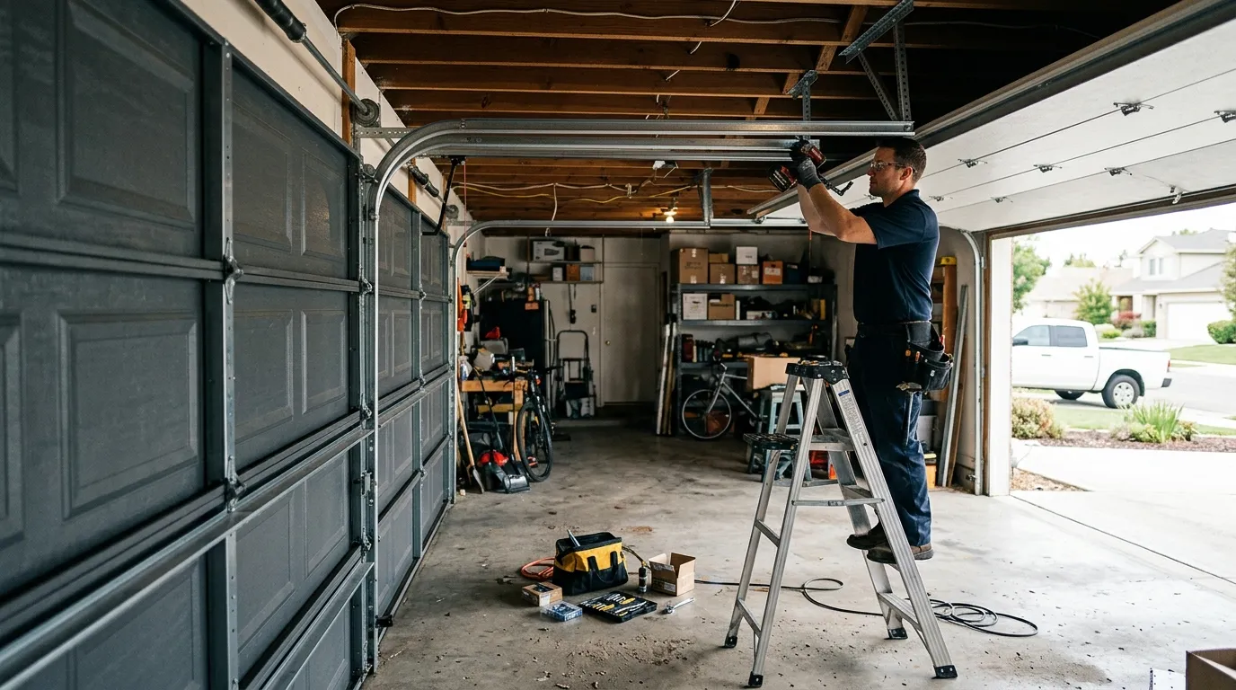 Is Your Matthews Garage Door Worth Fixing, or Time to Replace It