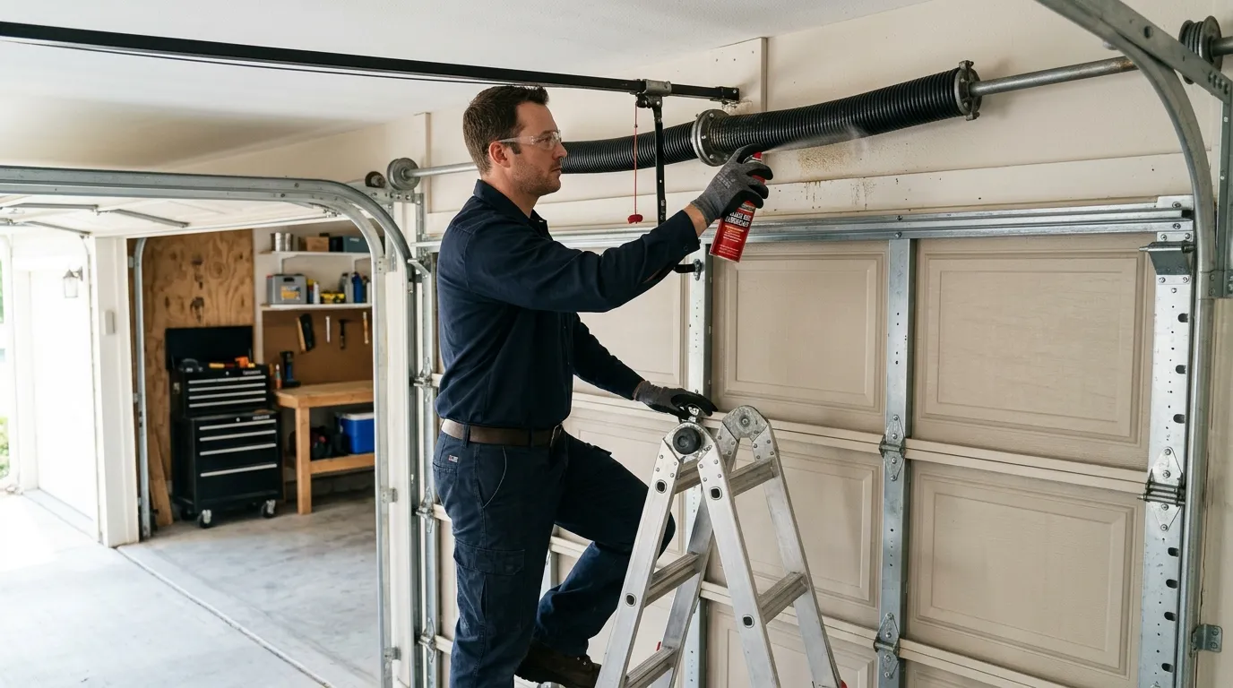 Repaired & tested - Matthews garage door service