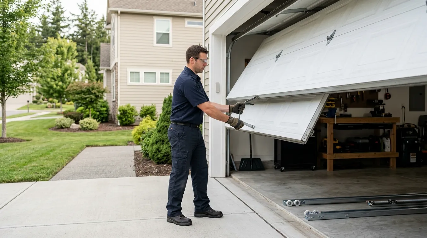 Repaired & tested - Matthews garage door service