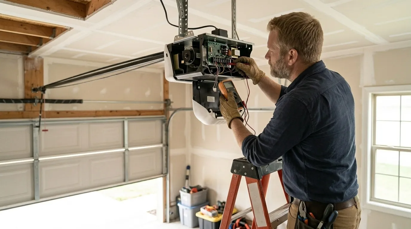 Repaired & tested - Matthews garage door service