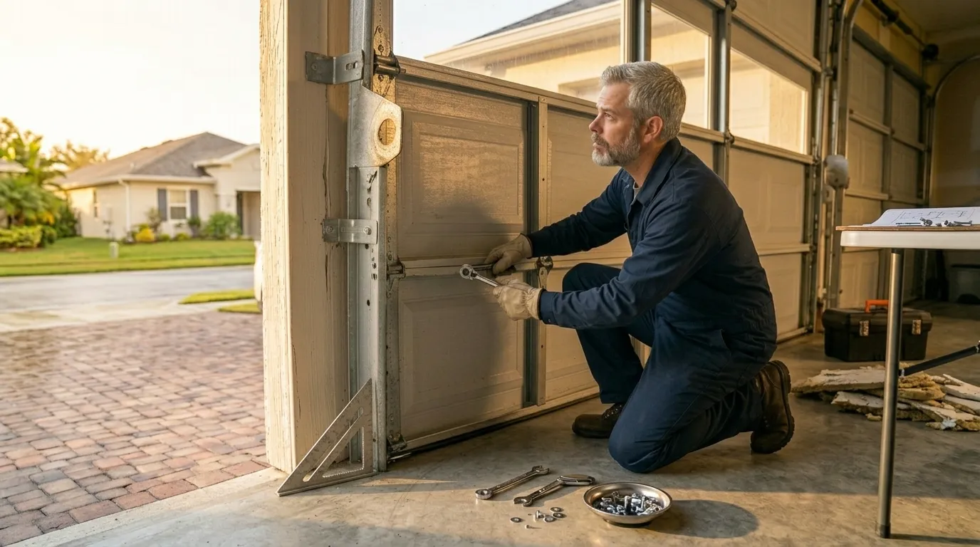 Repaired & tested - Matthews garage door service