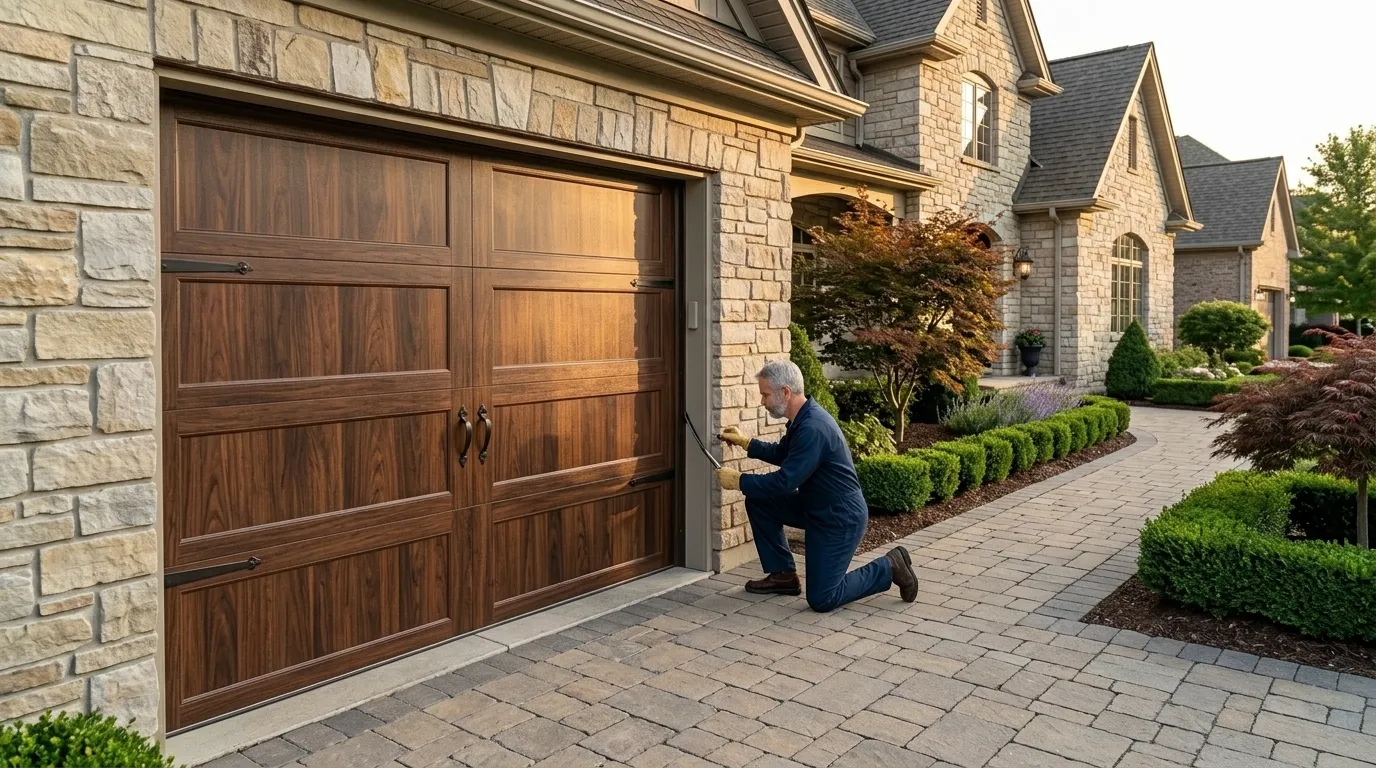 Repaired & tested - Matthews garage door service