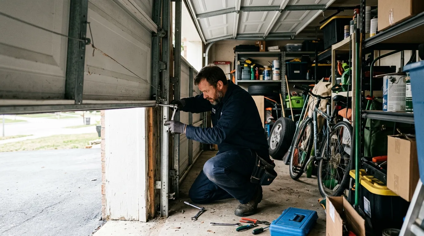 Repaired & tested - Matthews garage door service