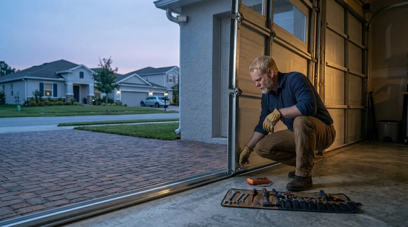 Repaired & tested - Matthews garage door service
