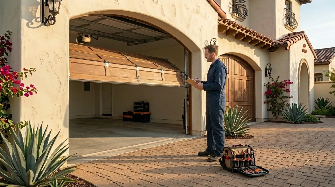 On-site diagnosis - Matthews garage door service