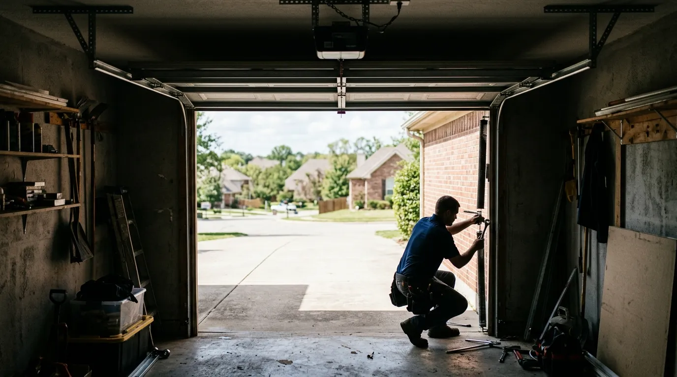 On-site diagnosis - Matthews garage door service