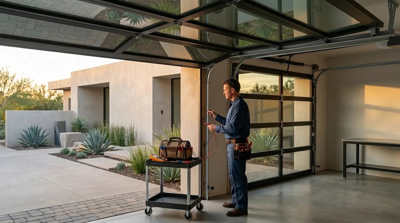 On-site diagnosis - Matthews garage door service